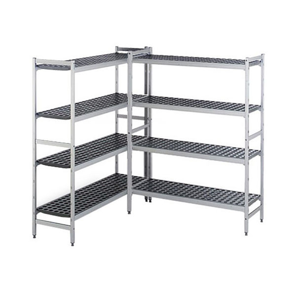 Étagère en L côté gauche pour chambre froide