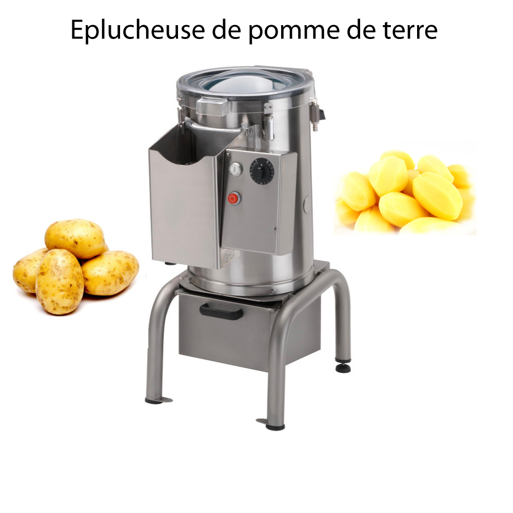 Éplucheur Pommes De Terre Machine À Éplucher Électrique Automatique Légumes  10kg - Cdiscount Electroménager