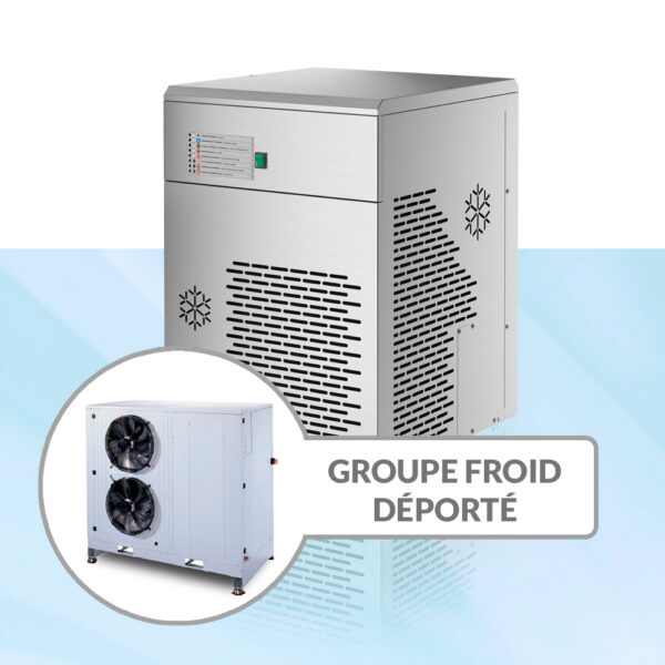 Machine à glace paillette GIM 270 - GIM 360 - GIM 500 - GIM 700 avec groupe frigorifique en option
