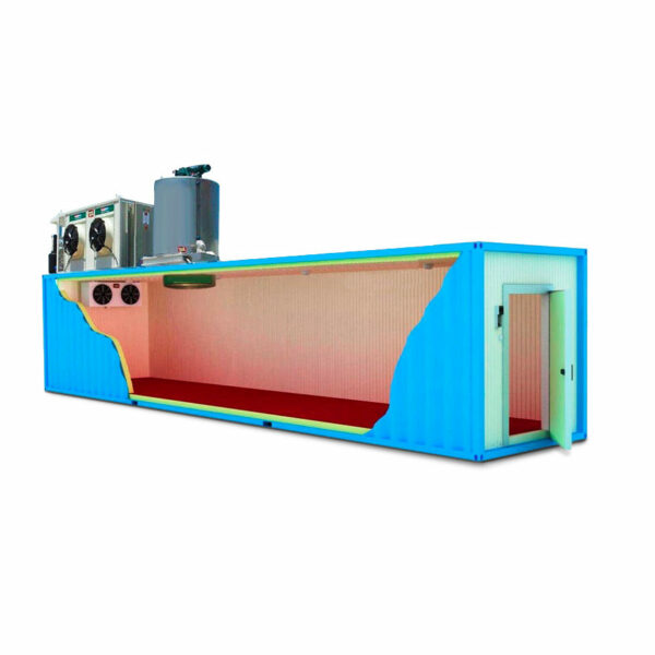 machine à glace écailles en conteneur
