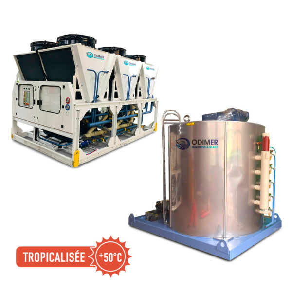 Machine à glace écaille - tropicalisée - eau douce - 20-25-30 tonnes