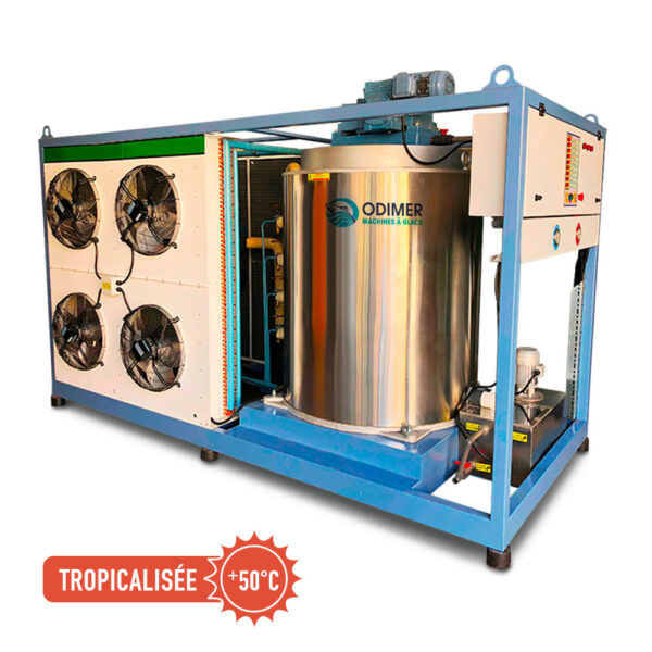 Machine à glace écaille tropicalisée - eau douce - 8-10 tonnes