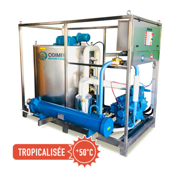 machine à glace écaille tropicalisée eau de mer SFM 100