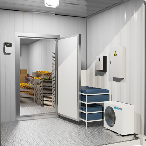 Solution de stockage à froid autonome avec double compartiment