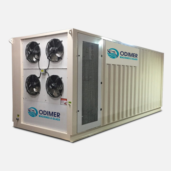 Tunnel de congélation conteneurisé mobile de taille moyenne