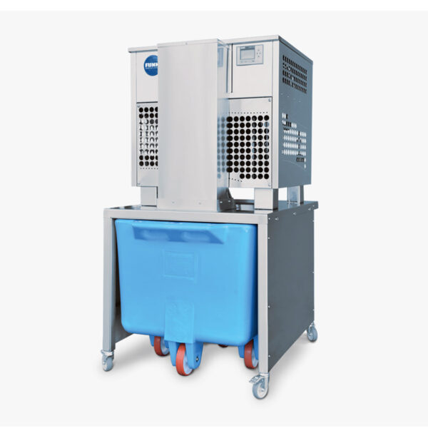 Chariot placé sous une machine Funk FG