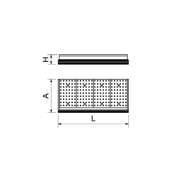 Dimensions étal P074442