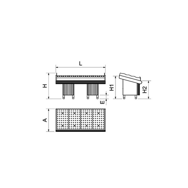 Dimensions étal P074444