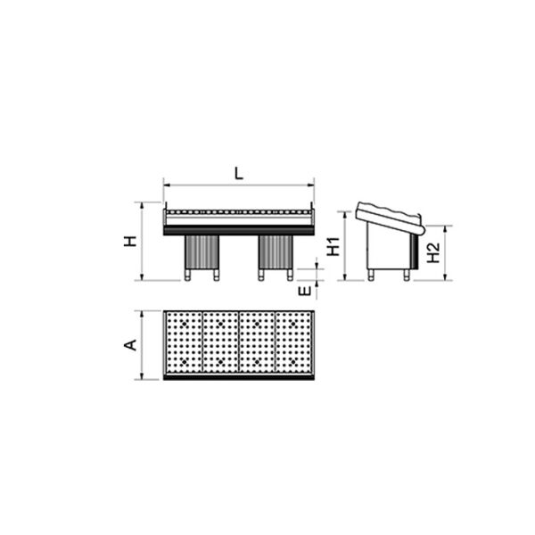 Dimensions étal P074445