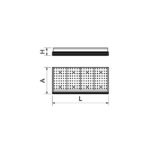 Dimensions étal P074446