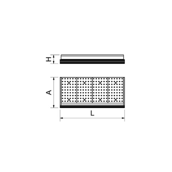 Dimensions étal P074446