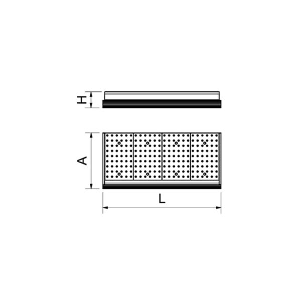 Dimensions étal P074447