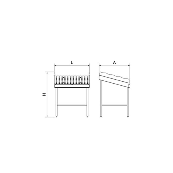 Dimensions extension étal P074462