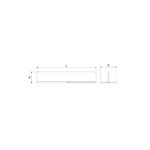 Dimensions séparateur pour table