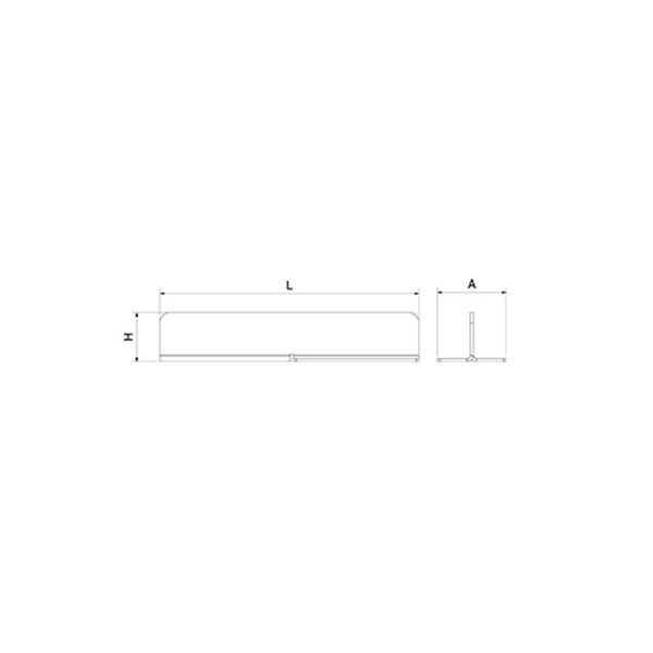 Dimensions séparateur pour table