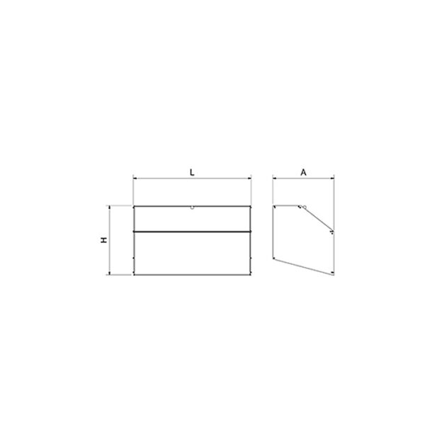 Dimensions vitre de protection plexiglas