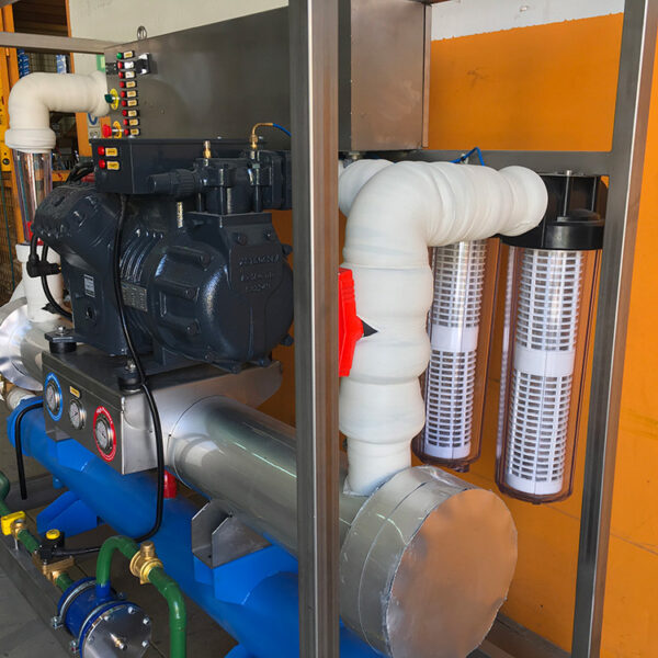 Condenseur unité de refroidissement d'eau de mer RSW 25S