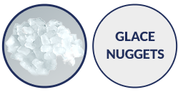 Glace nuggets