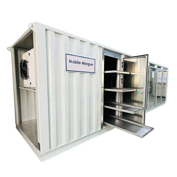 Morgue mobile en container