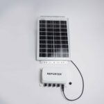 Panneau solaire connecté au Reporter