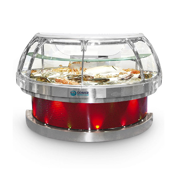 vitrine réfrigérée poissonnerie