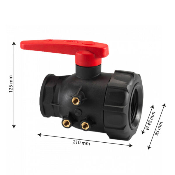 Dimensions Vanne 70 L/min