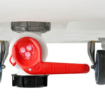 Vanne 1/4 de tour sous bacs double-paroi 310L ou 500L