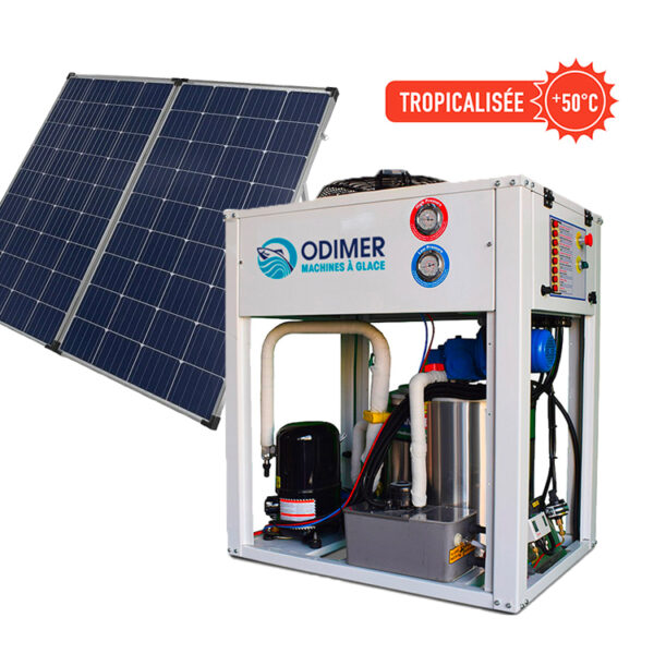 machine à glace écaille solaire et tropicalisée - SOLF50