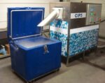machine de production de glace carbonique avec bac de stockage spécial