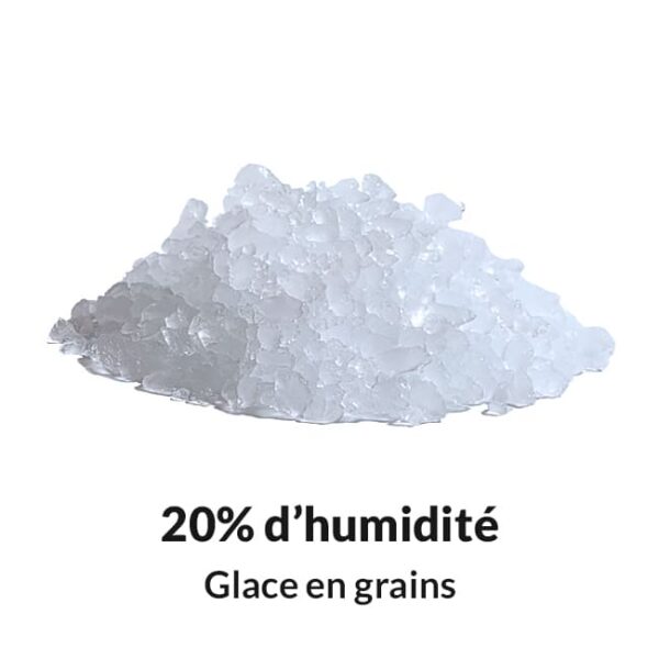 Glace en grains 20% d'humidité