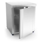 Box modulaire inox avec 1 porte battante