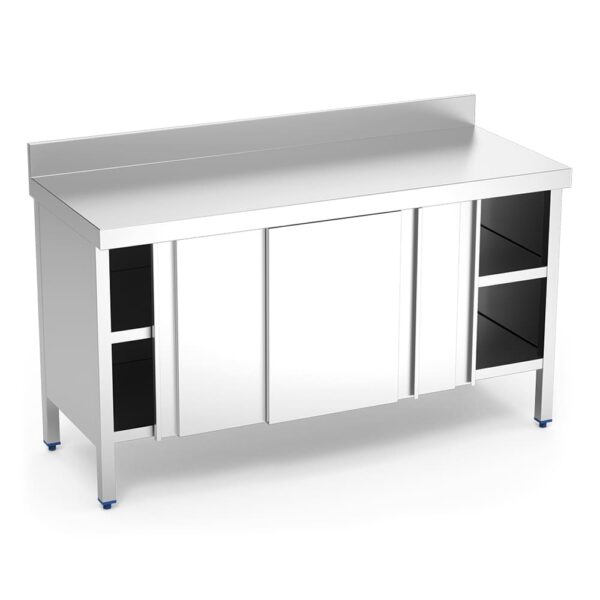 Table adossée avec portes coulissantes - plusieurs dimensions