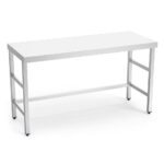 Table centrale en inox