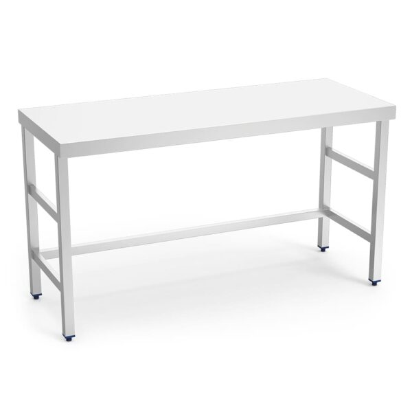 Table centrale en inox