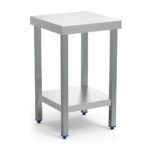 table centrale inox pour machine - hauteur standard