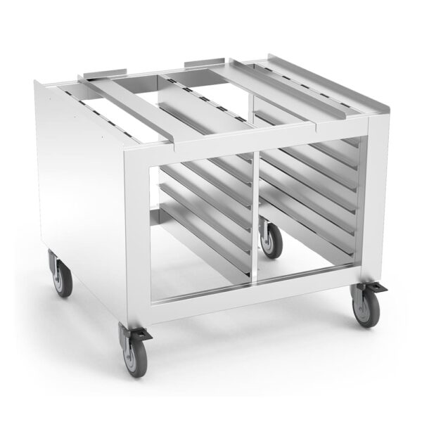 Support inox pour four