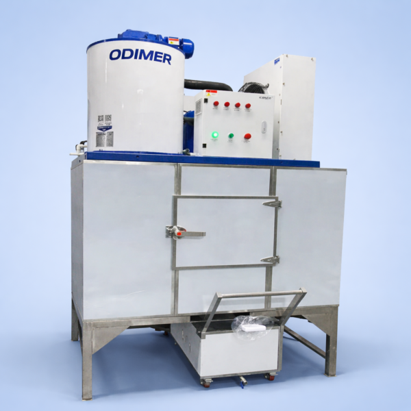 Bac de stockage de glace ODIMER d’une capacité de 2 000 kg